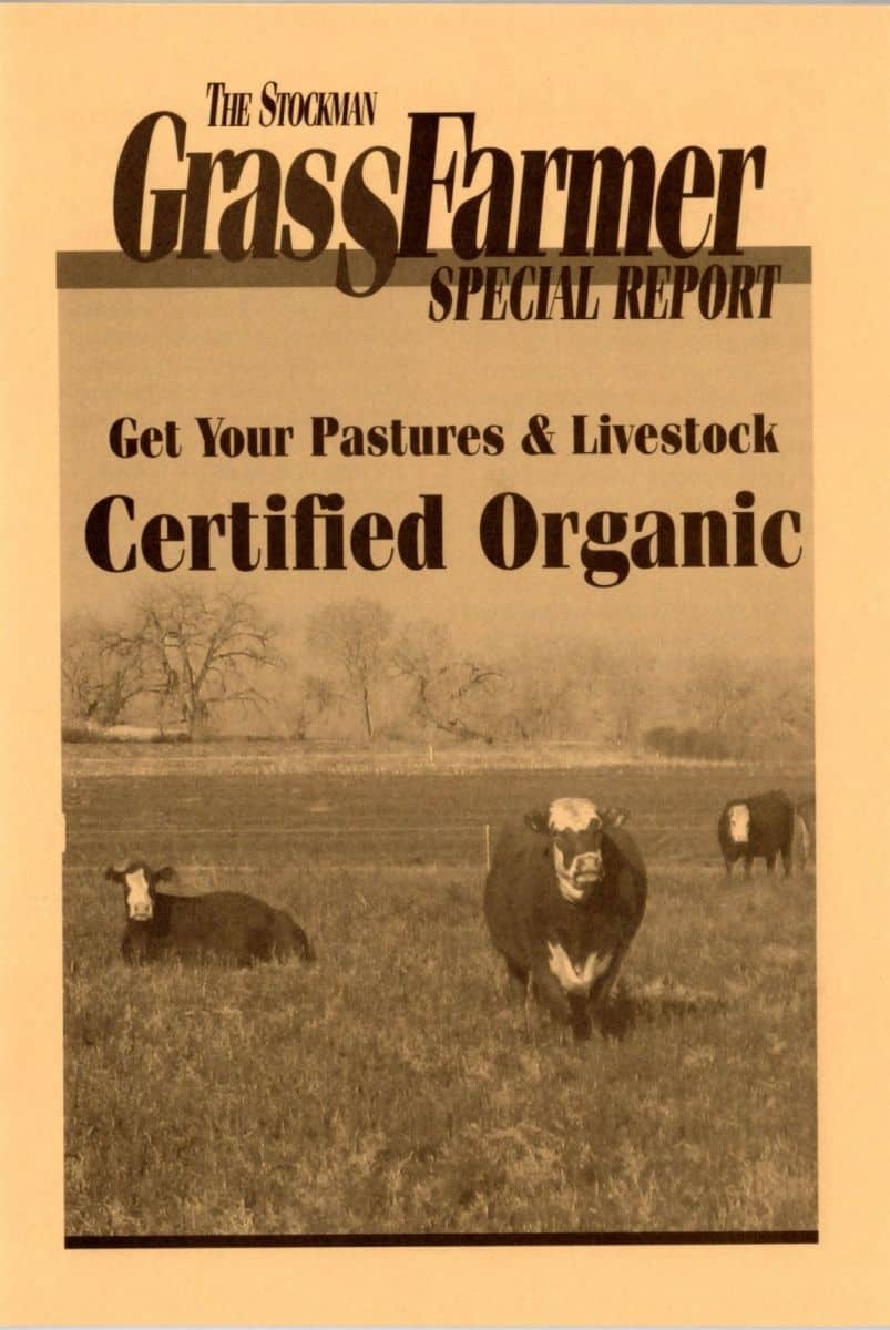 Stockman Grass Farmer Magazine