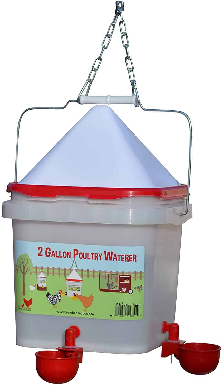 RentACoop 2 Gallon Chicken Waterer