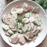 Cucumber Radish Dill Salad