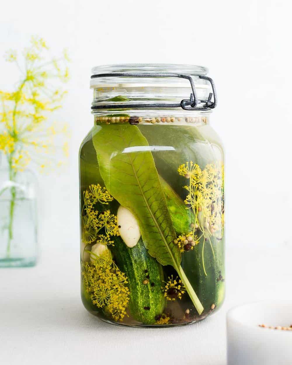 Garlic Dill Sour Pickles