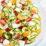 Zucchini Tomato Basil Salad